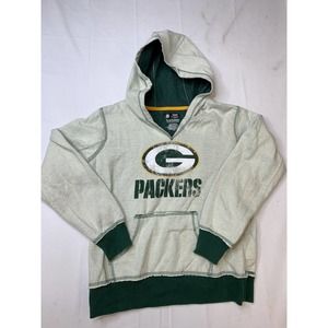 NFL Team Apparel Women Size Large Green Bay Packer 1st&Fashion Hooded Sweatshirt